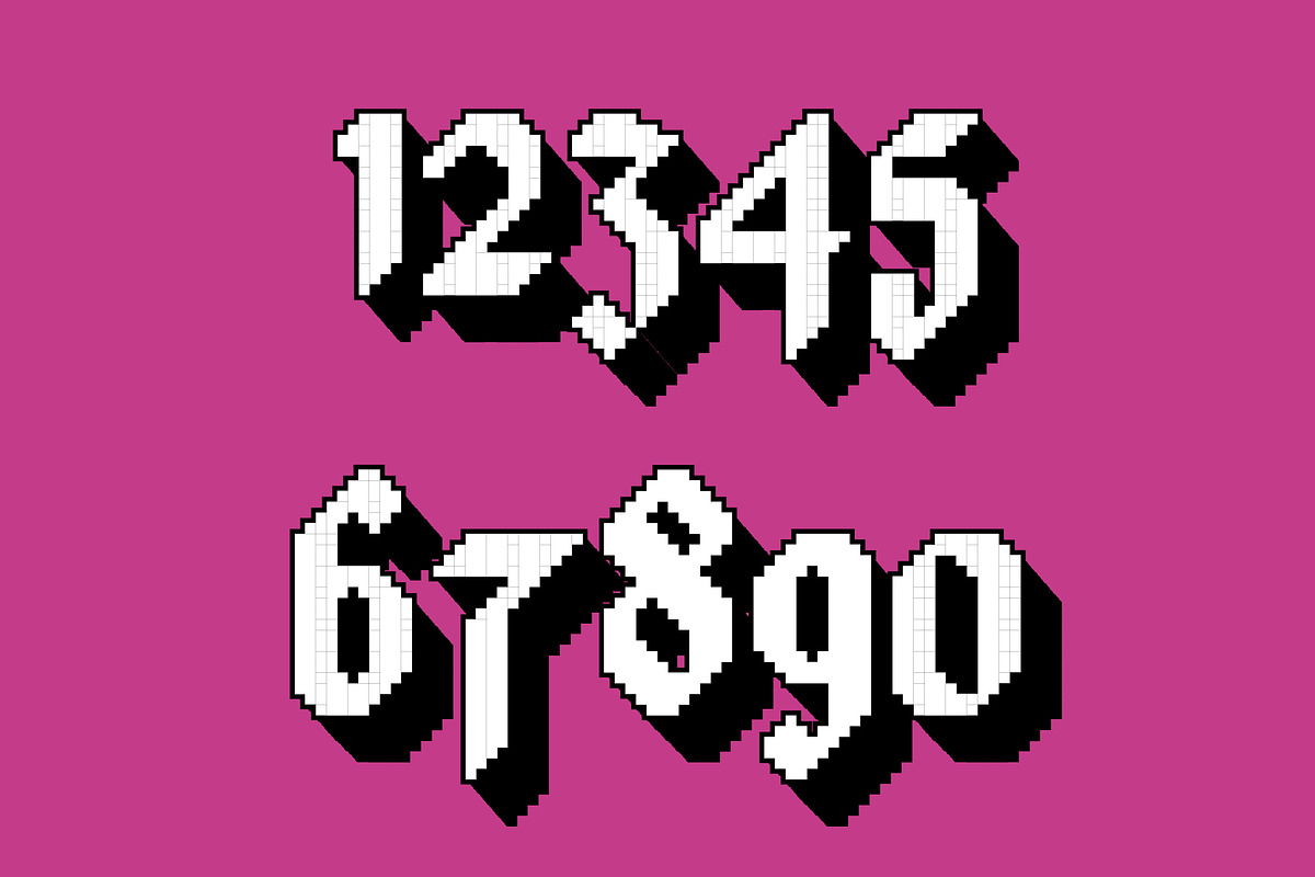 Pixel Gothic Retro Text Effect preview 2