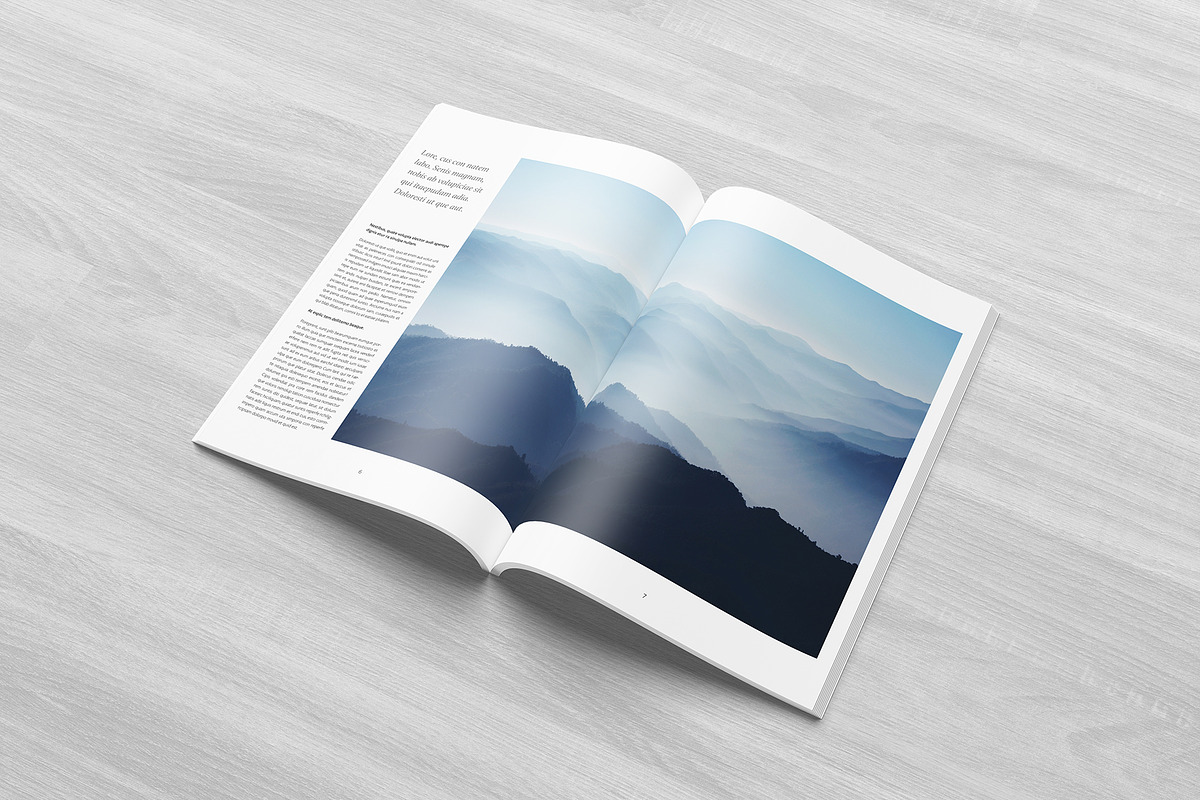 Magazine / Brochure Mockup Bundle, a Print Template by Petr Stránský (Photo 10 of 15)