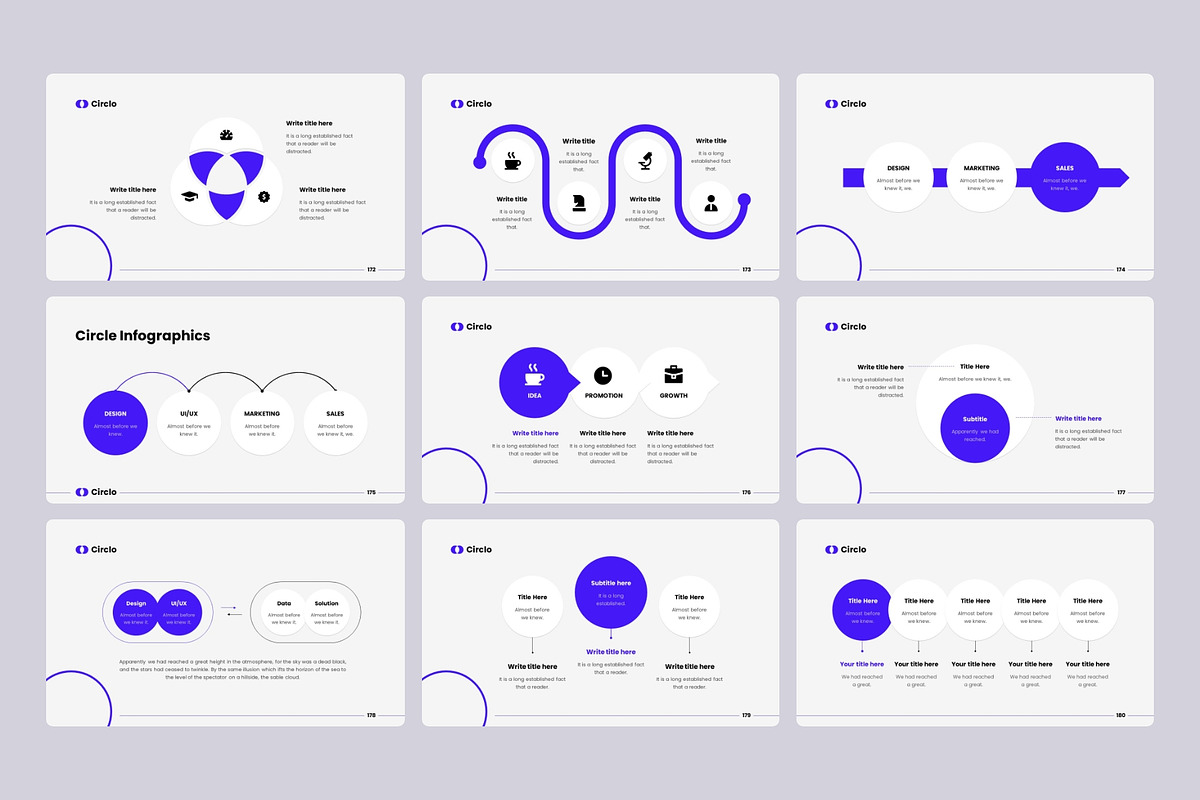 Circlo- Animated PowerPoint Template, a Presentation Template by MNML Agency (Photo 35 of 64)