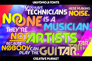 Running Start: Dynamic Geo Sans, a Font by UkiyoMoji Fonts (Thumbnail 3 of 6)