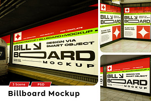 Billboard Mockups, a Product Mockup by Mockupnine