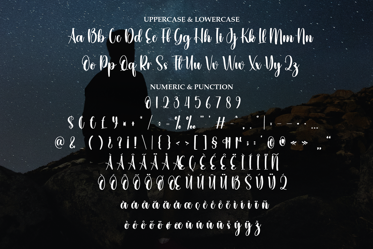 Sadnight | Script Font, a Handwritten Font by Scratchones (Photo 7 of 9)