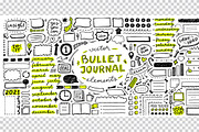 Bullet Journal vector + png, a Decorative Illustration by redcollegiya design (Thumbnail 2 of 3)