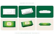 Wet Wipes Pack Mockup Set, a Packaging Mockup by Country4k (Thumbnail 4 of 4)