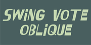 Swing Vote JNL, a Sans Serif Font by Jeff Levine Fonts (Thumbnail 5 of 6)