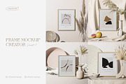 Frame mockup creator - part 1, a Print Template by Creatoom (Thumbnail 1 of 17)