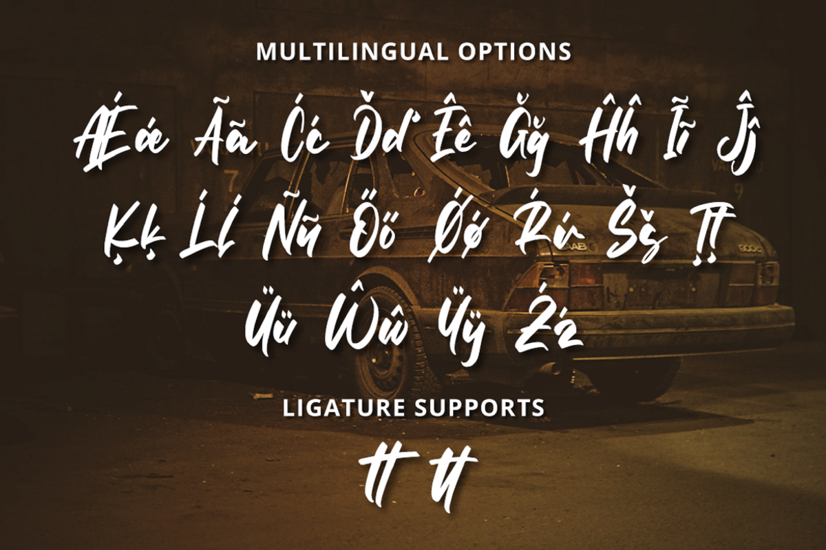Brush Font Bundle, a Script Font by Flat Icons (Photo 15 of 16)
