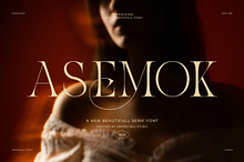 Asemok Elegant Serif Font
