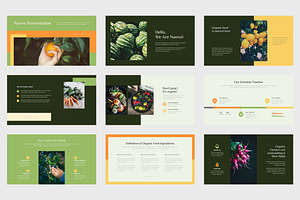 Nuovo : Organic Food Google Slides