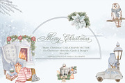Christmas Lettering Clipart, an Object Graphic by Amalia Calligraphy (Thumbnail 6 of 9)