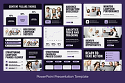 Purple White Social Media Campaign, a Presentation Template by Sixtemp (Thumbnail 3 of 3)