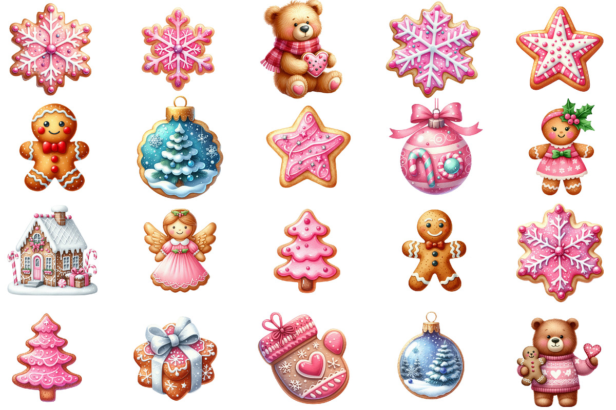 Christmas Cookie Clipart, an Illustration by Designworld (Photo 2 of 5)