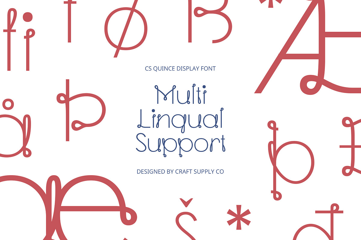 CS Quince – Cute Font, a Sans Serif Font by Craft Supply Co. (Photo 5 of 8)