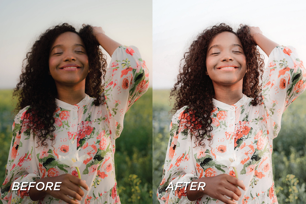 5 Light and Airy Lightroom Presets, a Preset Add-On by TheWayfarerShoppe (Photo 2 of 7)