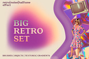 RETRO SET Effects Brushes Gradients, a Brush Add-On by Alexiva (Thumbnail 1 of 10)