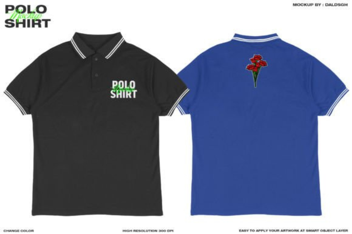 Polo T-Shirt Mockup Editable PSD, a Shirt Mockup by Akrinity Digital (Photo 2 of 4)
