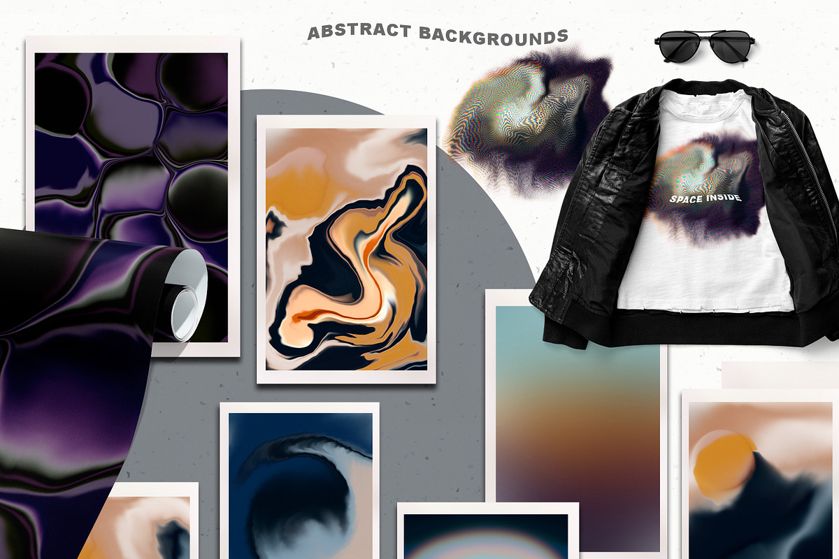 -20% Space Collage & Grainy Gradient, an Object Graphic by Cat In Colour (Photo 4 of 10)