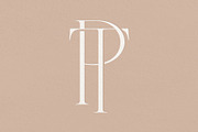 PT monogram, a Branding & Logo Template by LINKED LETTERS STUDIO (Thumbnail 1 of 2)