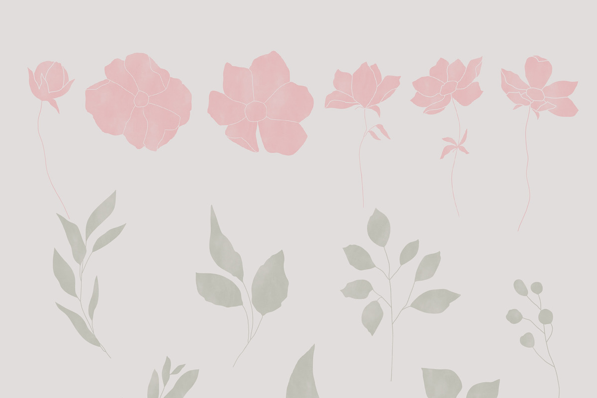 Floral Stamps for Procreate, a Brush Add-On by Andreen (Photo 3 of 10)