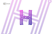 High Techno - H Letter Logo, a Branding & Logo Template by Bintank Studio (Thumbnail 1 of 2)
