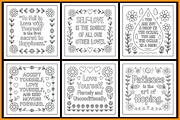 Self Love Affirmation Quotes Colorin, an Object Graphic by protabsorkar11 (Thumbnail 2 of 4)