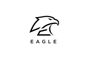 Minimalist Eagle Logo, a Branding & Logo Template by Logocreative