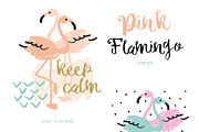 Pink flamingo, an Illustration by OJardin (Thumbnail 3 of 4)