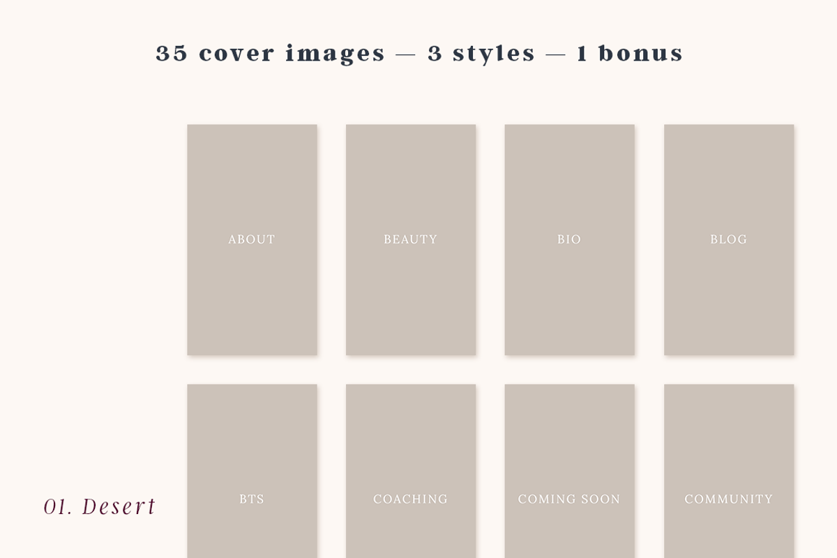 Blush Tones Insta Highlight Covers, a Graphic by Head of House (Photo 2 of 5)