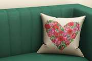 Watercolor Floral Heart PNG., an Object Illustration by KennedyStudio (Thumbnail 4 of 4)