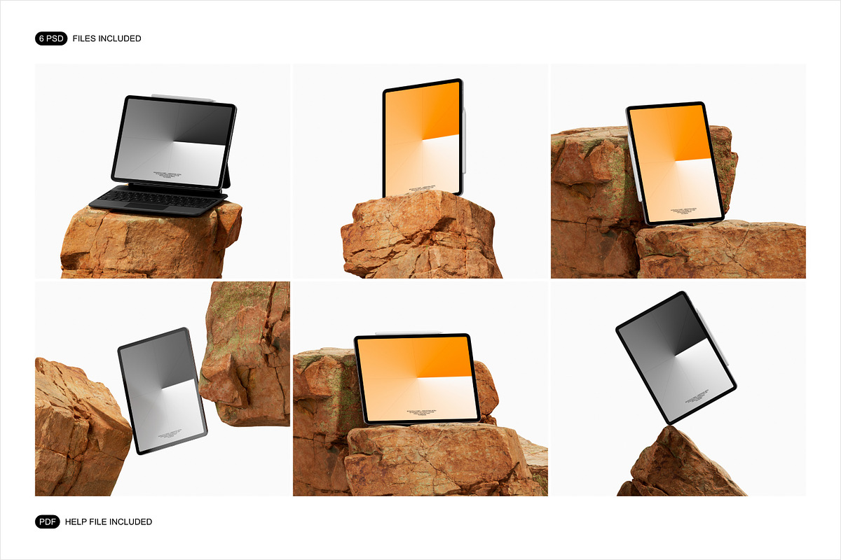 iPad Mockup Set, an iPad Mockup by Renderteam (Photo 2 of 16)