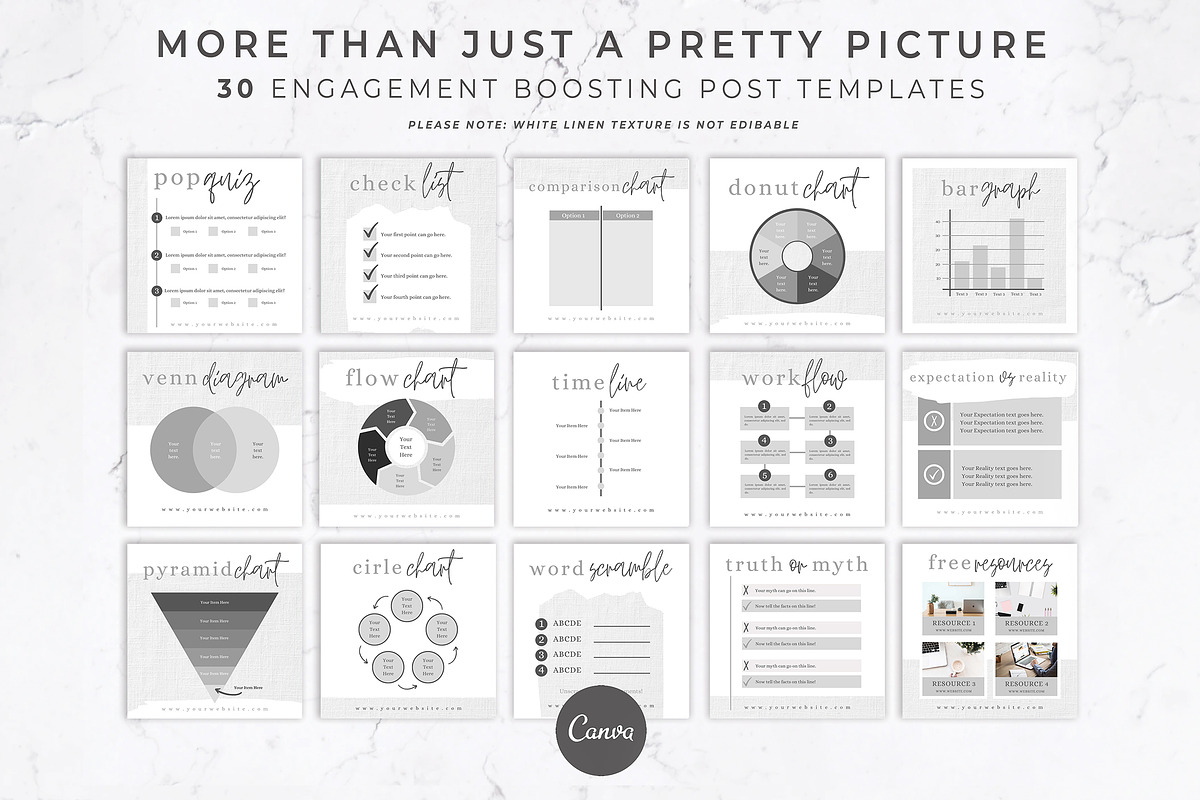 Instagram Engagement Booster | Canva, a Social Media Template by Thirty One Palms Studio (Photo 3 of 8)