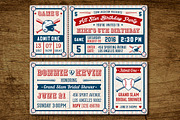 Baseball Ticket Party Invites 1, an Invitation Template by Pingebat (Thumbnail 2 of 3)