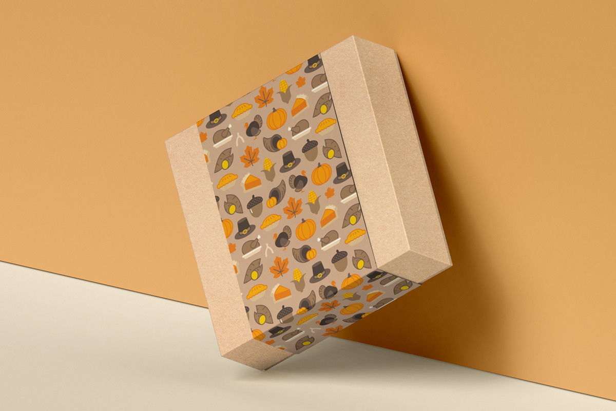 Iconic Thanksgiving Seamless Pattern, a Pattern Graphic by oelhoem (Photo 3 of 5)
