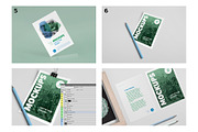 Flyer mockups set [A6], a Print Template by Formelier (Thumbnail 4 of 5)