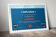 Kids Certificate & Diploma Template, a Stationery Template by Rimana_Templatehive (Thumbnail 3 of 3)