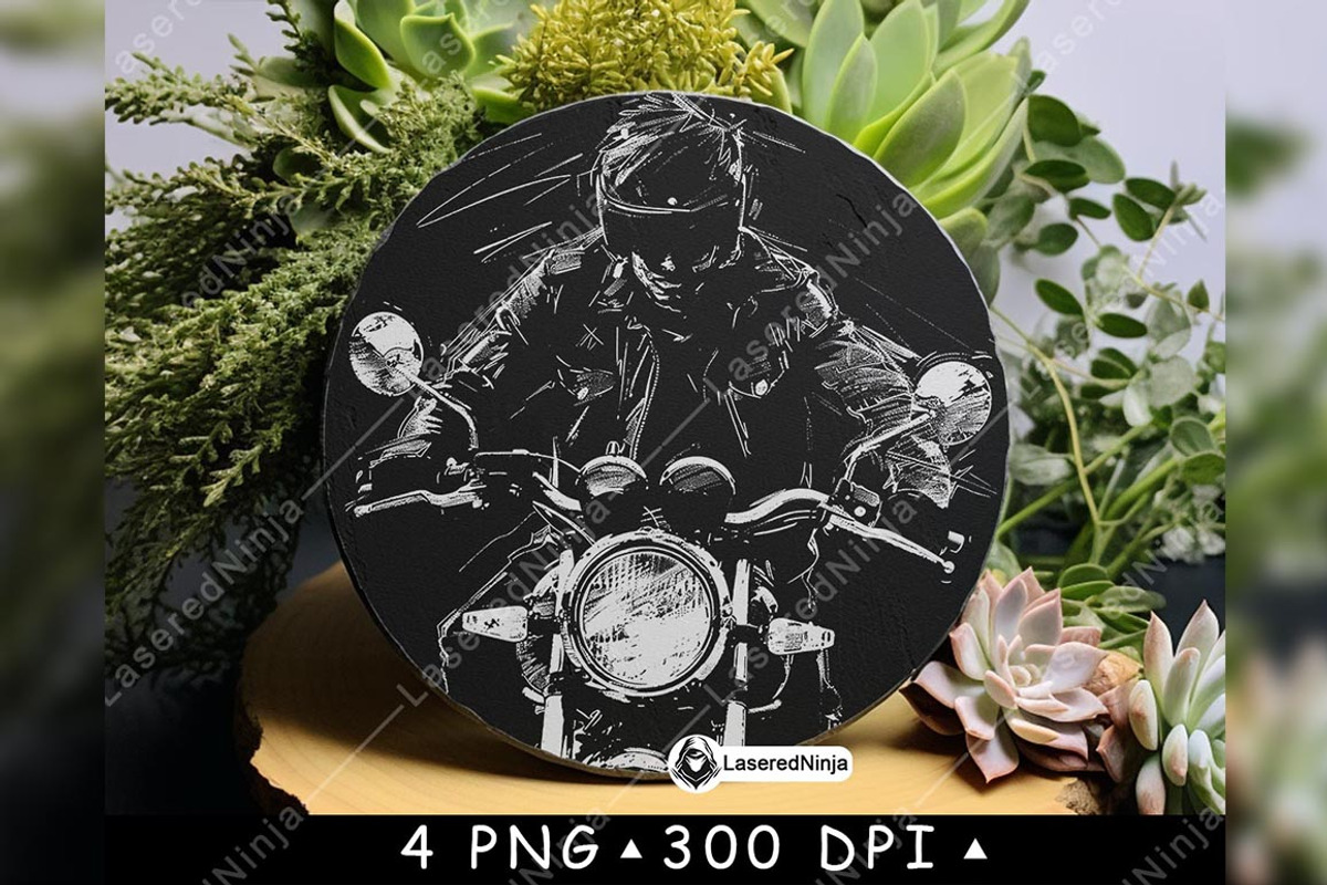 Motorbike Rider High-speed Racing, a Background Graphic by LaseredNinja (Photo 7 of 7)