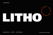 Litho Display, a Font by Arkitype (Thumbnail 1 of 14)