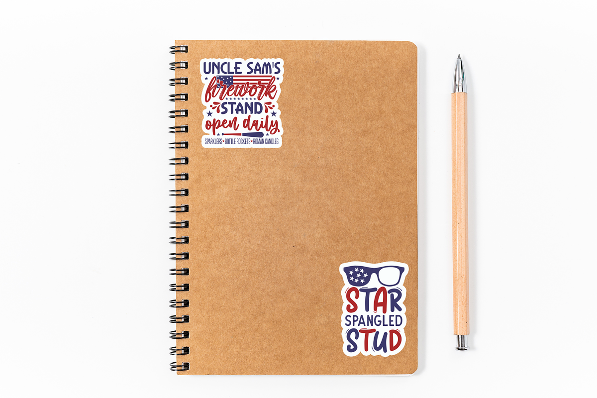 4th of July Sticker Bundle, an Object Graphic by Design's Dark (Photo 6 of 8)