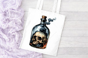 Whimsical Halloween Poison Potion, a Seasonal Illustration by Canvas Craft (Thumbnail 8 of 10)