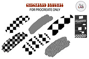 Checkered Procreate Brushes & Stamps, a Brush Add-On by Brush Lab (Thumbnail 3 of 8)