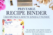 Recipe Binder Printable Kit, a Stationery Template by Jessica Marie Design (Thumbnail 3 of 4)