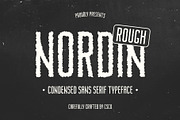 Nordin Rough, a Sans Serif Font by Craft Supply Co. (Thumbnail 1 of 8)