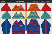Soccer Jersey Sublimation Template, a Pattern Graphic by GAZINEOGRAPHIC (Thumbnail 1 of 6)