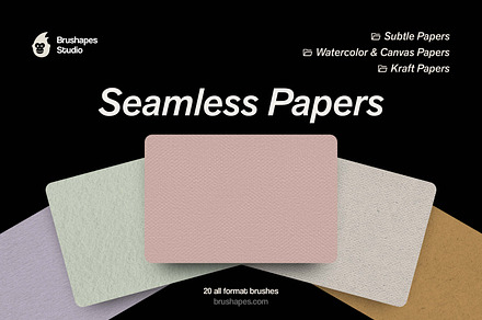 Multi App Paper Texture Brushes, a Brush Add-On by brushapes.com