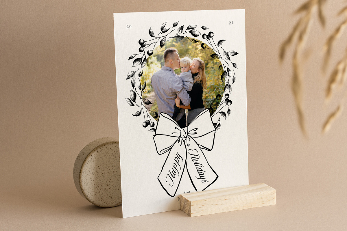 Christmas Card Template CC223, a Card Template by Always Templates (Photo 2 of 3)