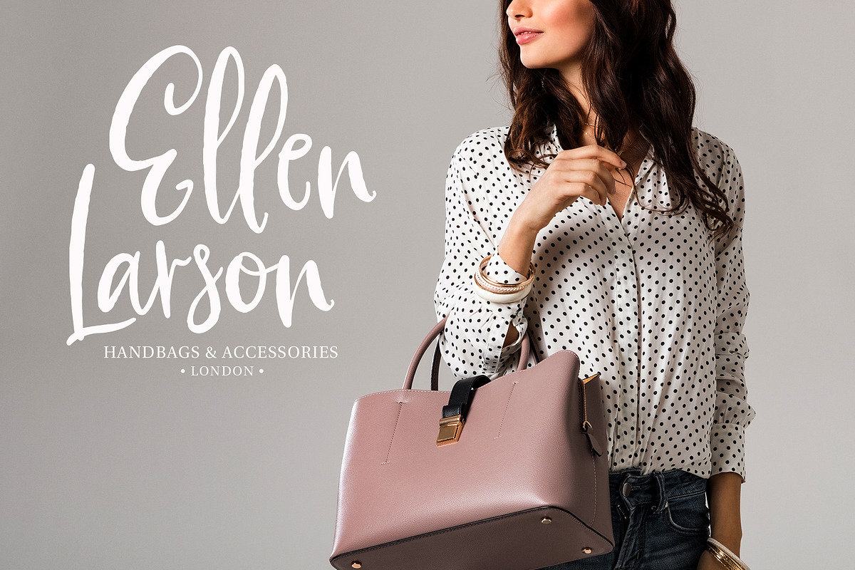 Moonflowers Font Family preview 3
