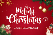 Melody Christmas, a Script Font by Mozatype (Thumbnail 1 of 14)
