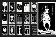 Tarot Black and White. 78 cards, an Illustration by La Inspiratriz (Thumbnail 3 of 9)