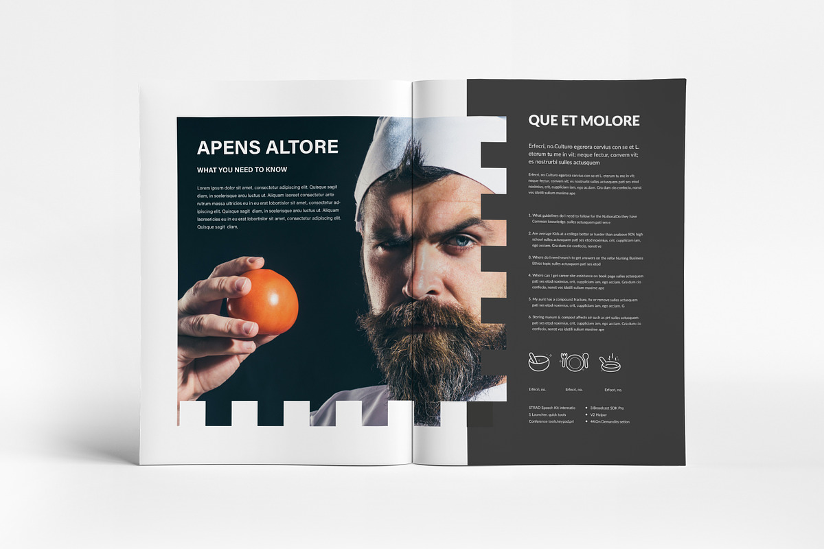 Lookbook Template, a Brochure Template by PixWork (Photo 5 of 10)
