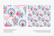 Coastal Coquette Seamless Pattern, a Pattern Graphic by Pink Studio Art (Thumbnail 3 of 4)